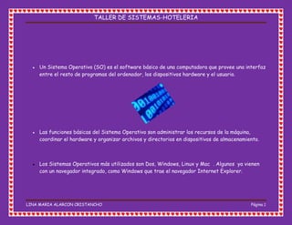 Lina Alarcon - Hoteleria