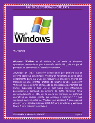 Lina Alarcon - Hoteleria