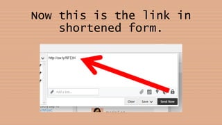 Now this is the link in
shortened form.
 