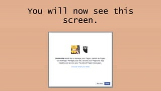 You will now see this
screen.
 
