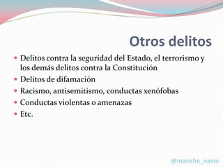 Delitos en Internet: Delitos telemáticos o informáticos a través de I…