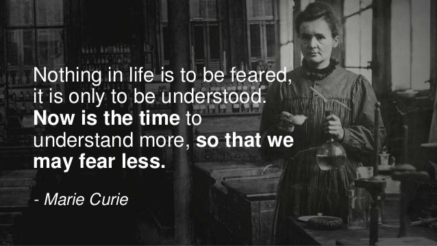 Marie Curie Quote About Optimism