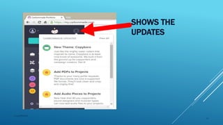 SHOWS THE
UPDATES
2015mftpulido
12
 