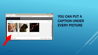 YOU CAN PUT A
CAPTION UNDER
EVERY PICTURE
2015mftpulido
24
 