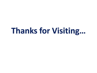 Thanks for Visiting…
 