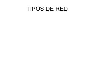 TIPOS DE RED
