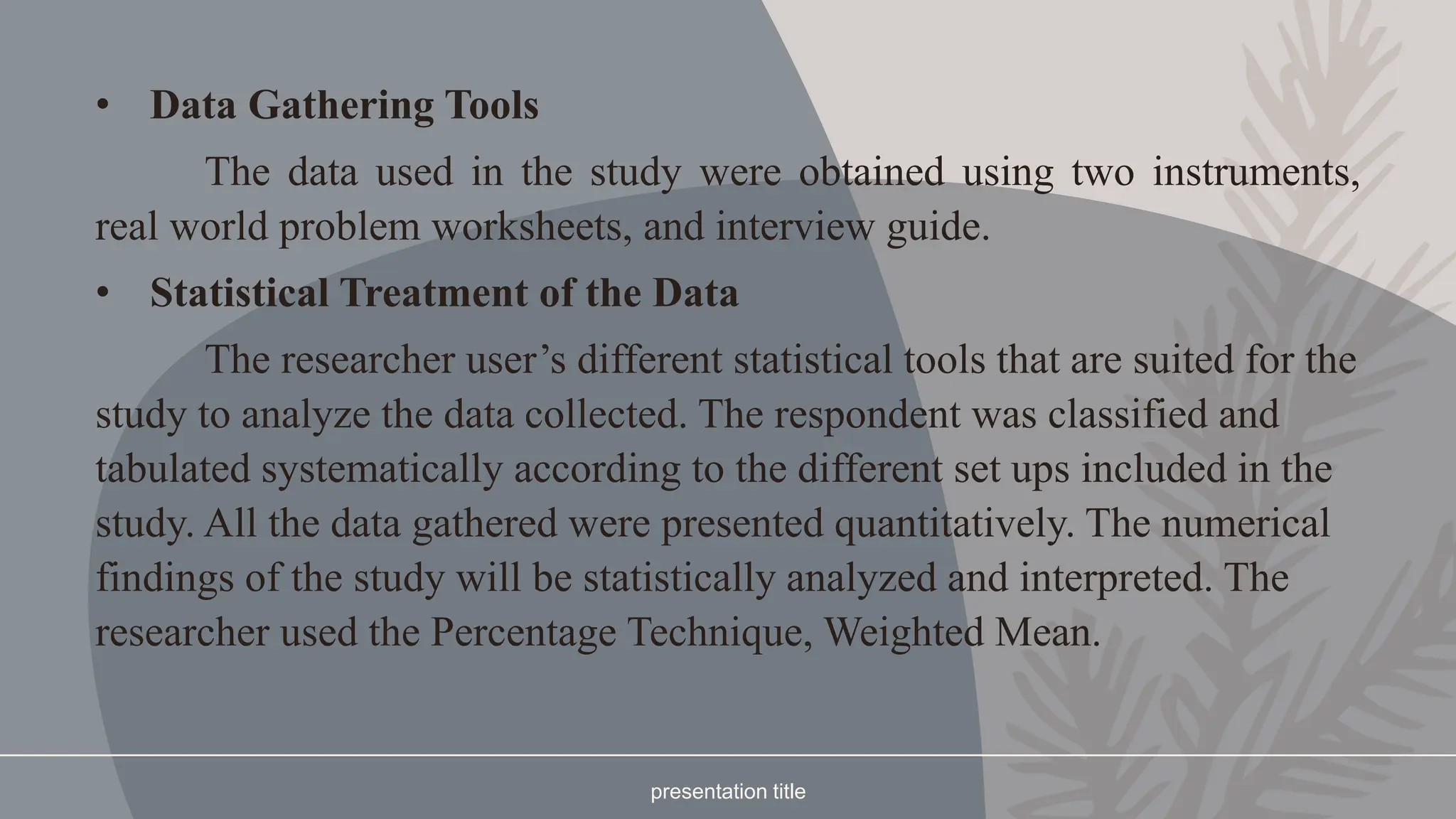 level of profeciency in solving word problems involving sequence | PPT