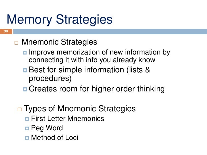 Memory Pegs Silva Method Memory Pegs Silva Method