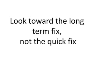 Ideas and Interventions