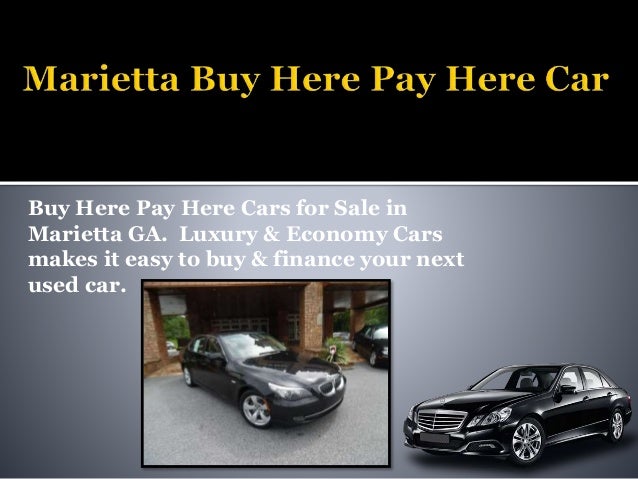 Marietta Buy Here Pay Here Car