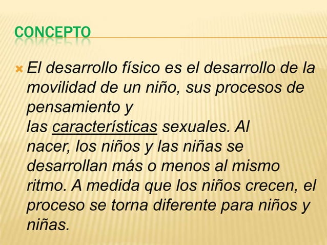 Desarrollo fisico | PPT