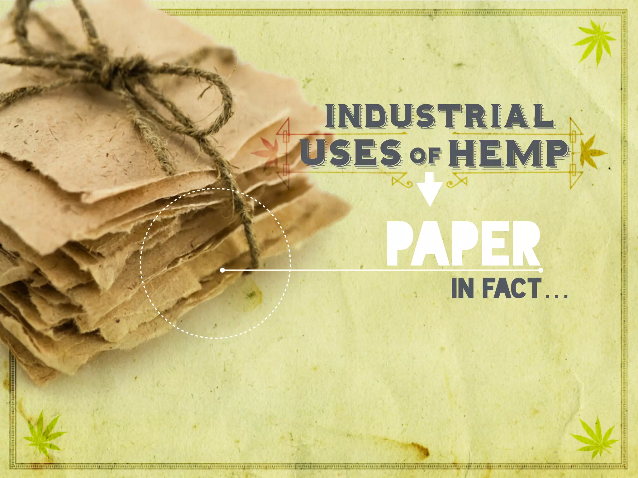 paper
in fact…
industrial
uses hempof
 