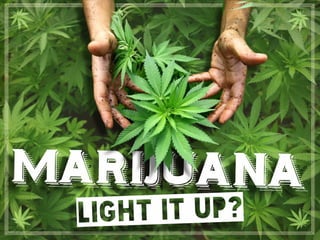 Marijuana, light it up?	

Legalize weed?	

Anti Marijuana?
marijuana
light it up?
 