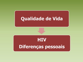 Qualidade de VidaHIVDiferenças pessoais