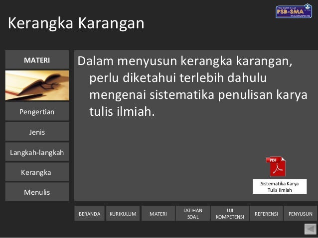 Mari menulis karya ilmiah kls xi kd12.3