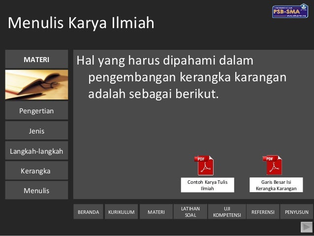 Mari menulis karya ilmiah kls xi kd12.3