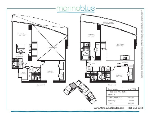 Marina Blue Condo Floor Plans