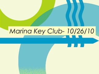 Marina Key Club- 10/26/10
 