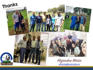 Marin, Alejandra - Climate Food and Farming CLIFF network annual workshop November 2017