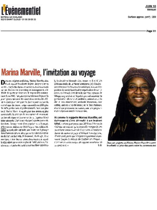 Marina marâ marville revue de presse mars 11