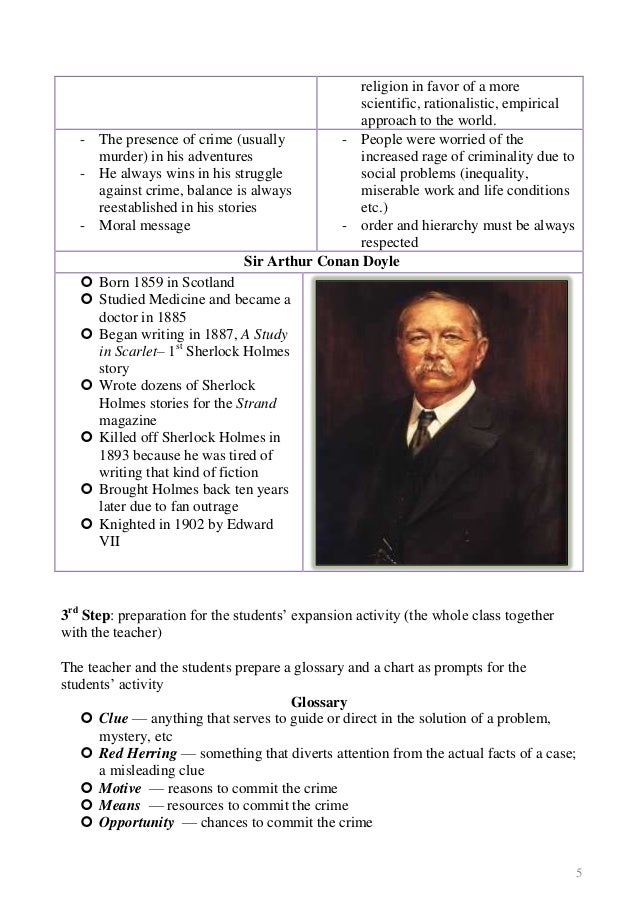 Sherlock Holmes Essay - Words | Help Me