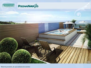Piscina Natação Material provisório, de uso exclusivo do corretor. 