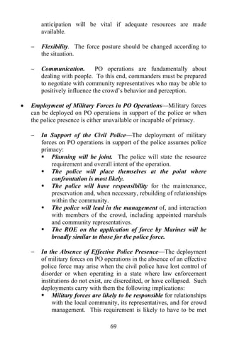 Marine Corps Small Unit Leaders Guide To Counterinsurgency | PDF