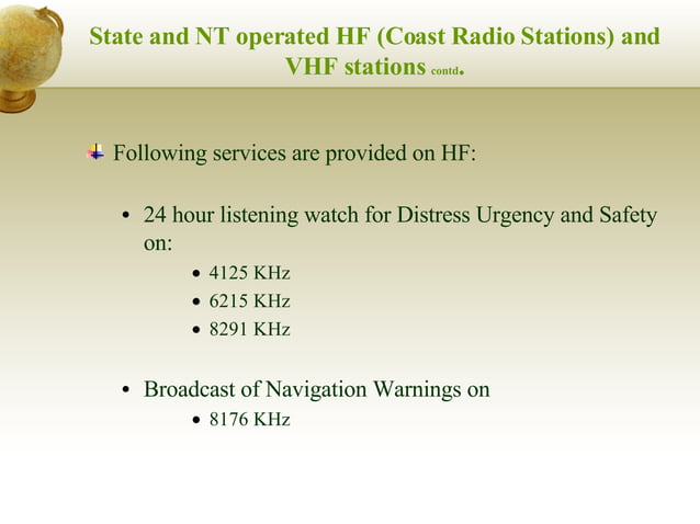 Marine Radio Communication | PPT