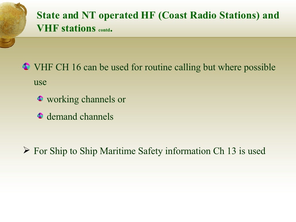 Marine Radio Communication