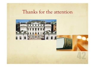 Thanks for the attention
 