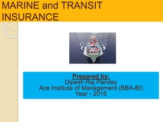 Goods In Transit Insurance Example.pdf Marine and Goods in Transit Insurance | PPTX