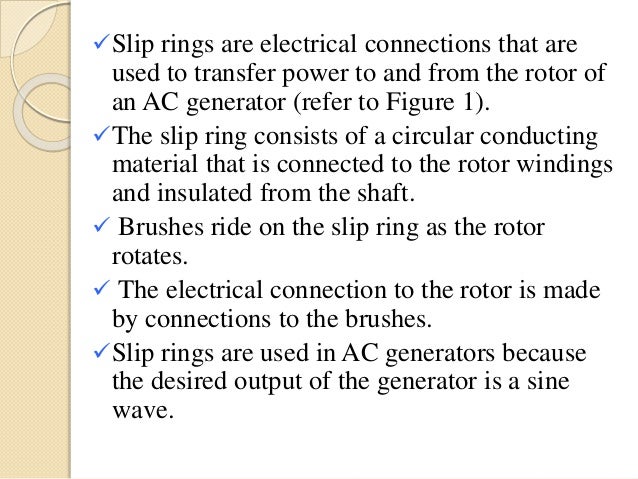 PArts and Principle of AC Generator