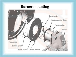 Burner mounting 
 