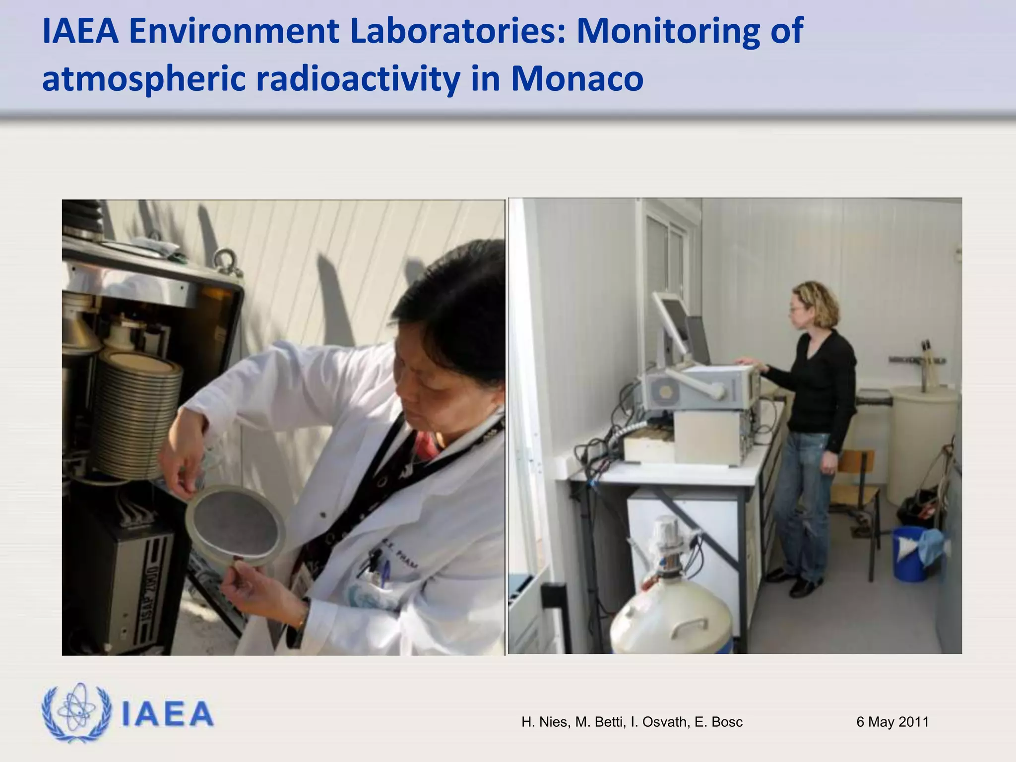 Monitoring of marine foodSampling locations of marine fish products as of 30 April (issued by the Japanese Ministry of Agriculture, Forestry and Fisheries)In Ibarakiprefecture, three samples of seafood (sand lance) from 28 April: one sample 29 April: two samples were above the regulation values set by the Japanese authorities for Cs-134/Cs-137Sand lances are so far the only fish species, which showed levels above the recommended limits.6 May 2011H. Nies, M. Betti, I. Osvath, E. Bosc