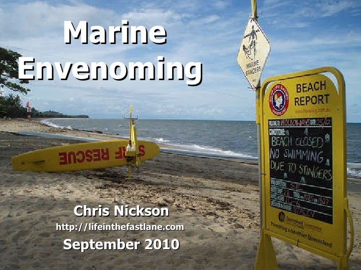 marine envenoming