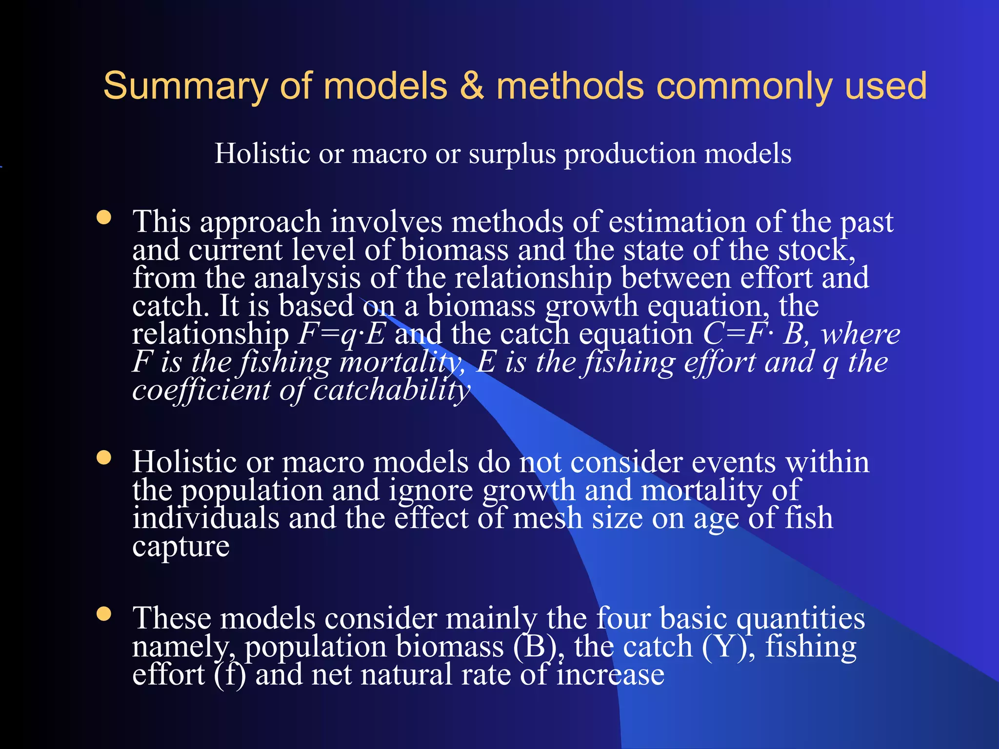 Marine fish stock assessment_models | PPT