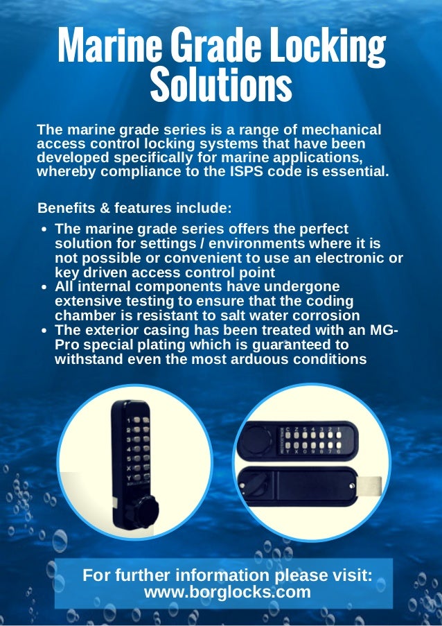 Marine Grade Locks