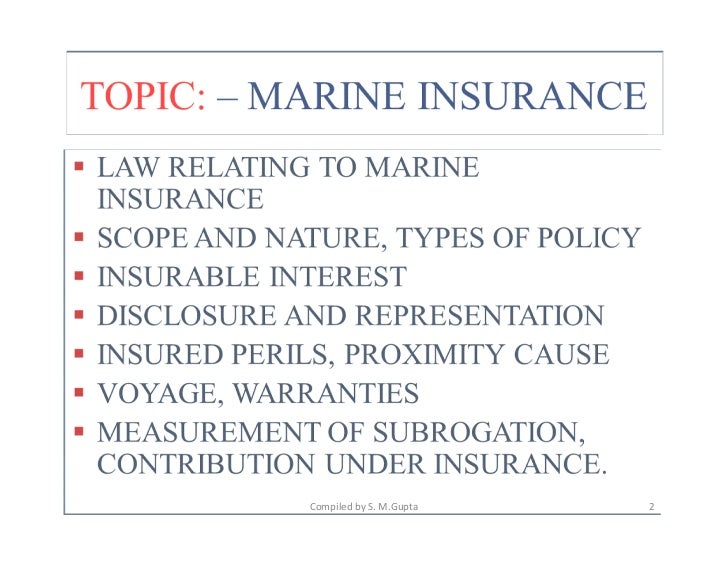 research paper on marine insurance