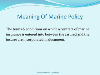 Marine Insurance