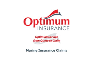 Marine Insurance Claims 
 