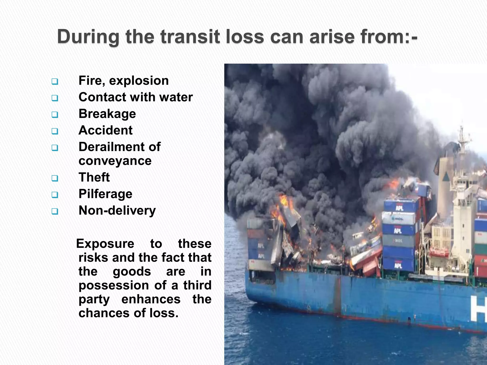 Marine insurance ppt | PPTX