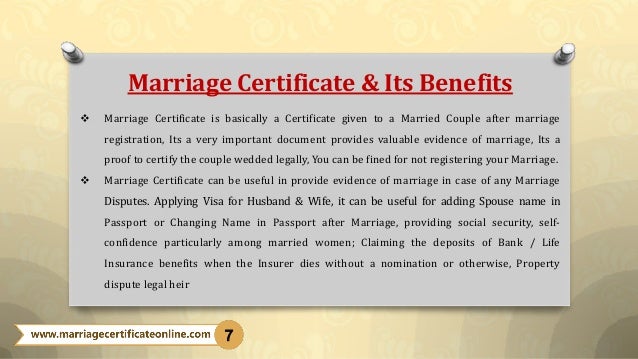 fake online marriage certificate