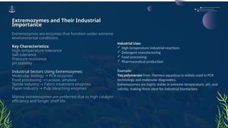 Extremozymes Examples MARINE MICROBIOLOGY - EXTREMOPHILES-2.pptx
