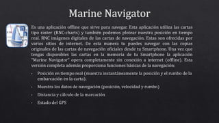 Marine navigator