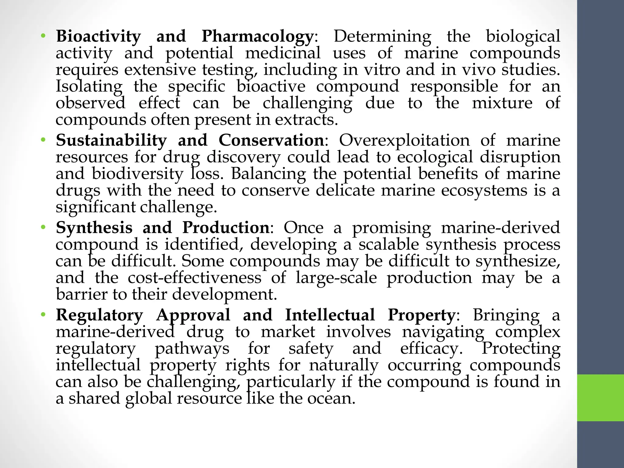 Marine Pharmacognosy. | PPTX