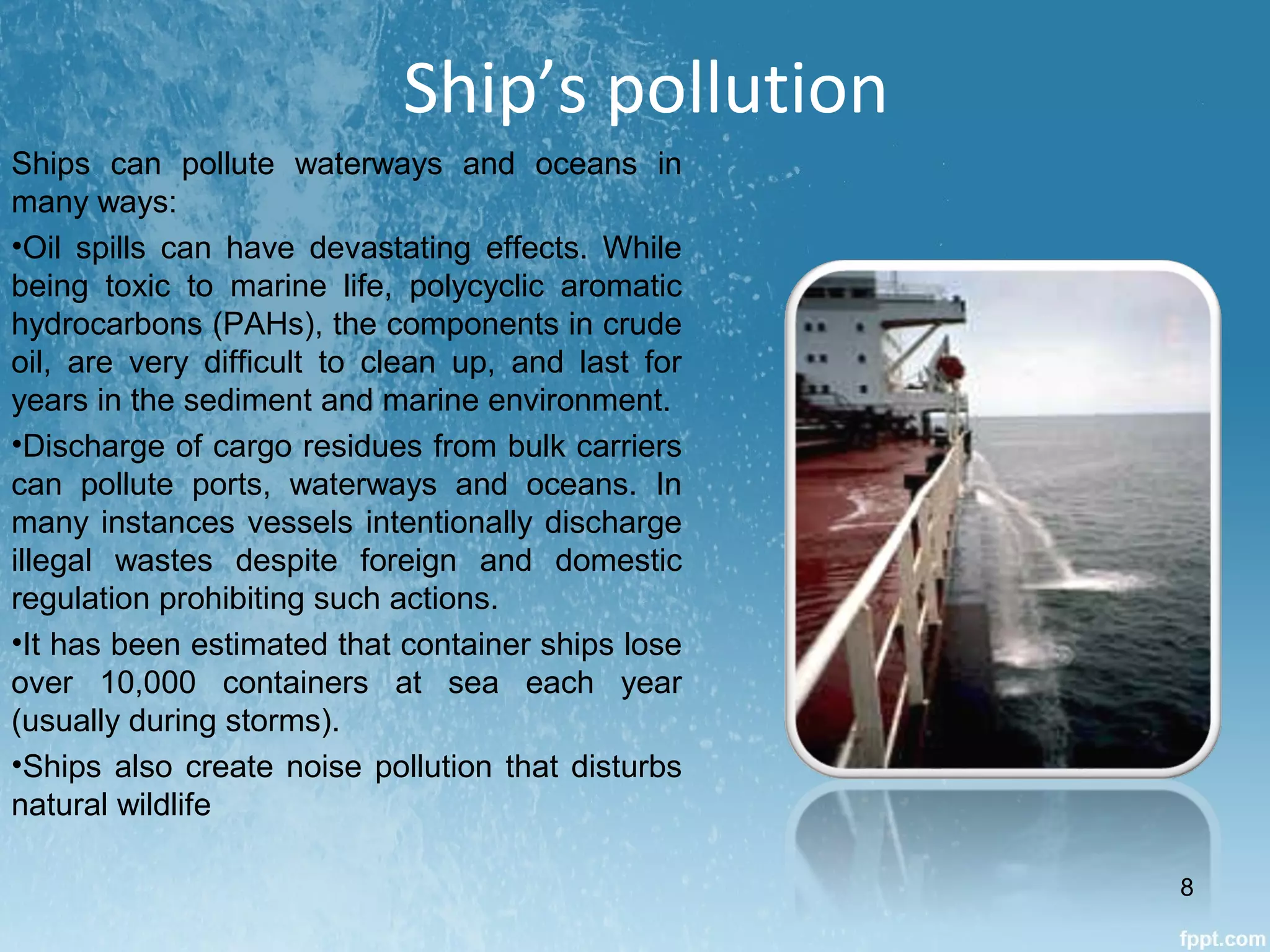 Marine pollution | PPT