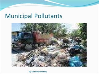 Municipal Pollutants By: Denise Rollock-Phillip 