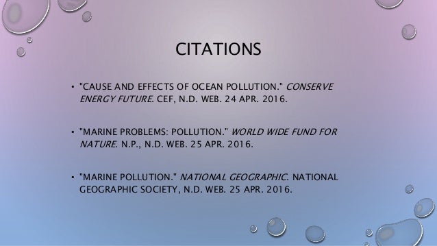 Marine Pollution Ppt Marine Pollution Ppt