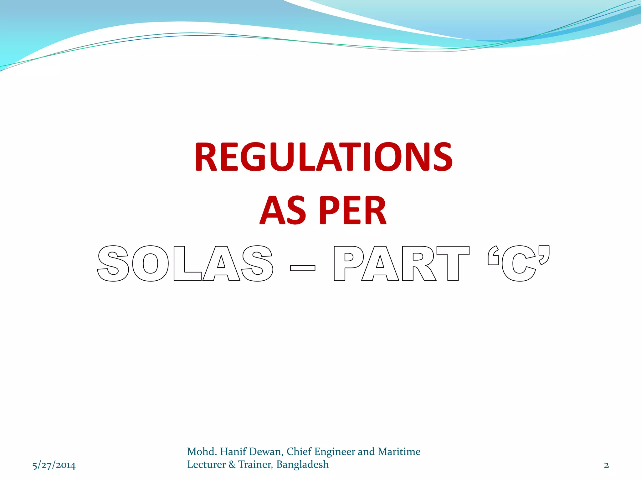 Marine Steering Gear and SOLAS Requirements