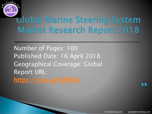 Marine Steering System Market Size To Escalate At A Rapid - 